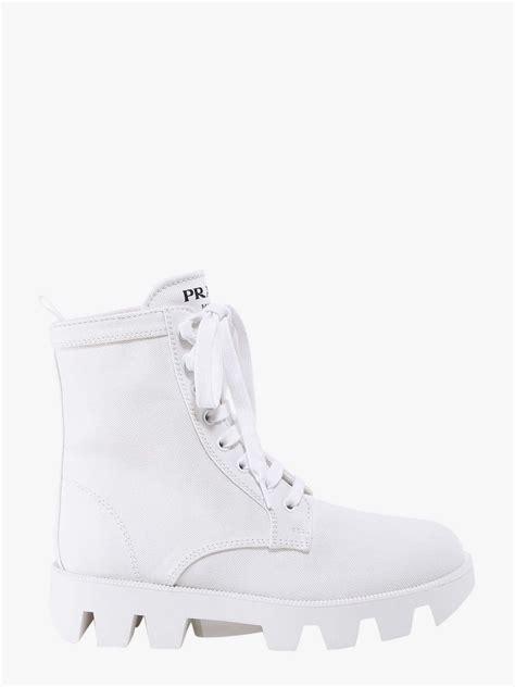 prada ankle boots canvas